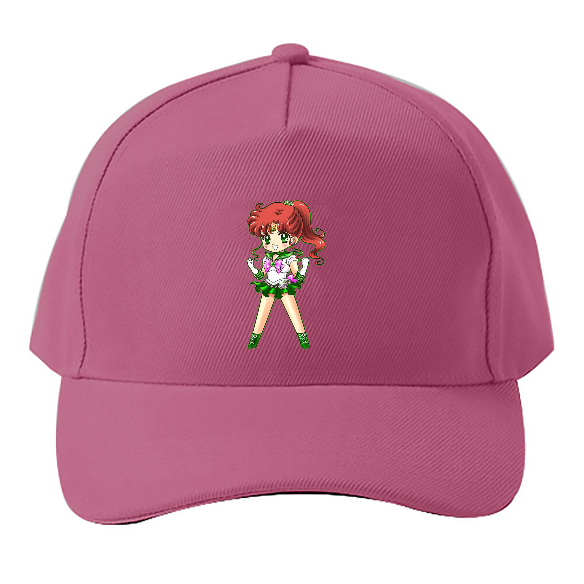 （画像用） 美少女戦士セーラームーン 木野 まこと きの まこと Sailor Moon Kino Makoto （セーラージュピター；Sailor Jupiter） ベースボールキャップ 綿100％ 男女兼用 帽子 スポーツ